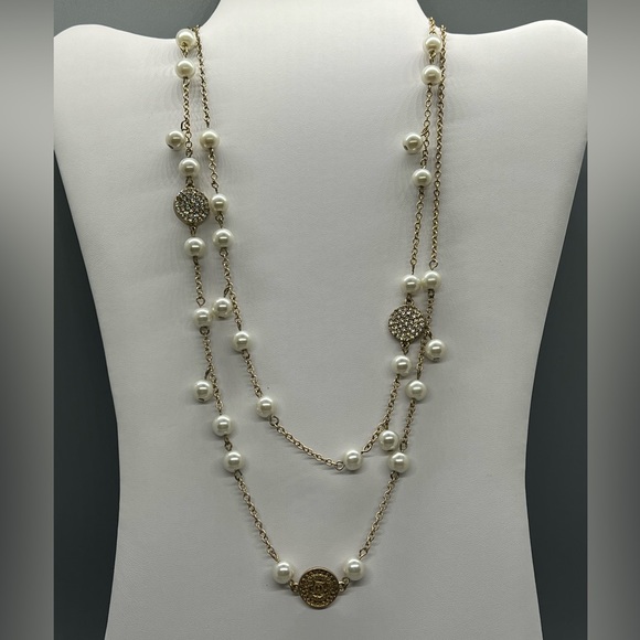 Midnight Cruise Glass Pearl Necklace - Picture 1 of 4